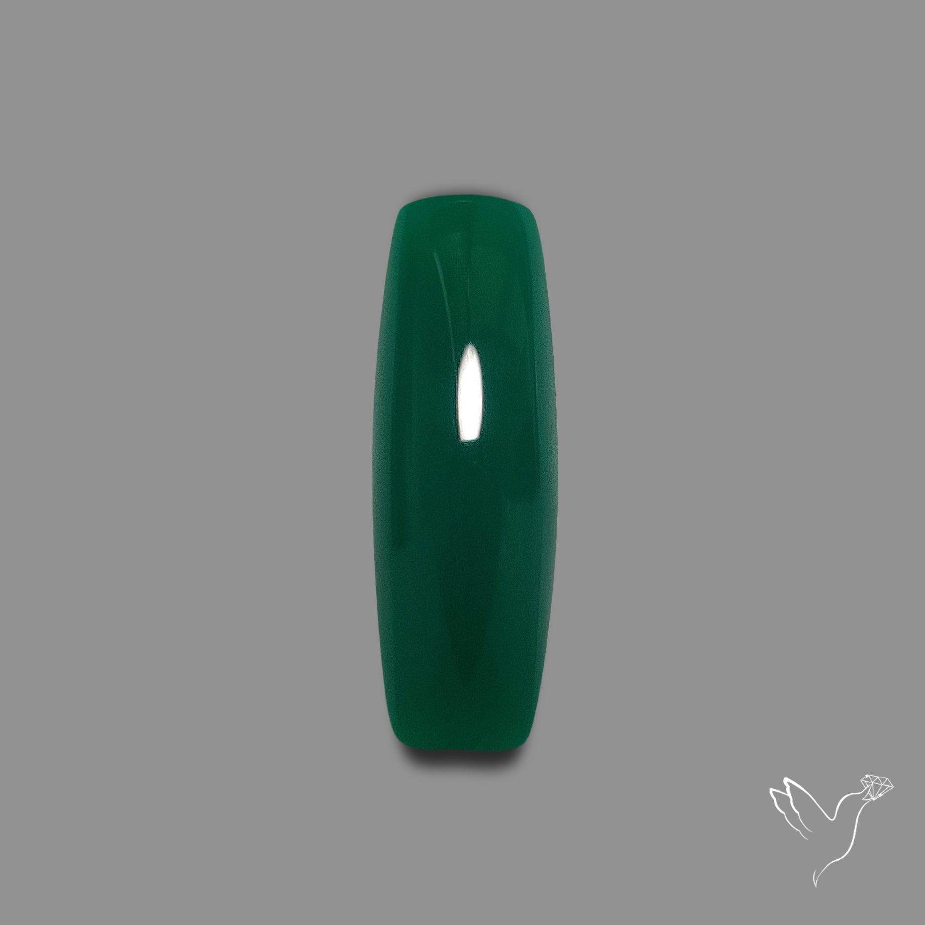 Gem Mtorolite (Chromium Agate) Cabochon