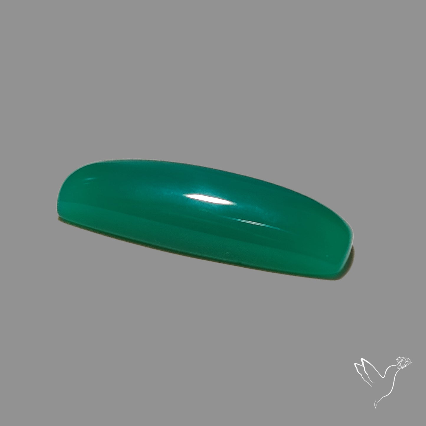Gem Mtorolite (Chromium Agate) Cabochon