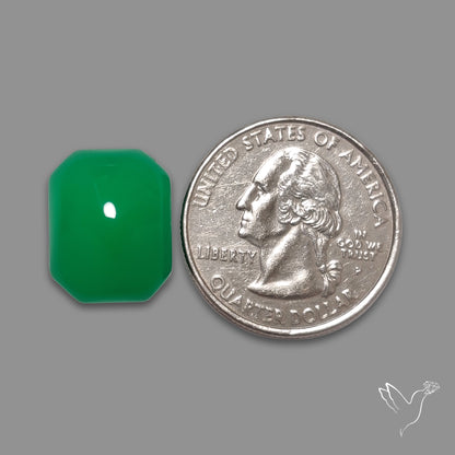 Gem Mtorolite (Chromium Agate) Cabochon