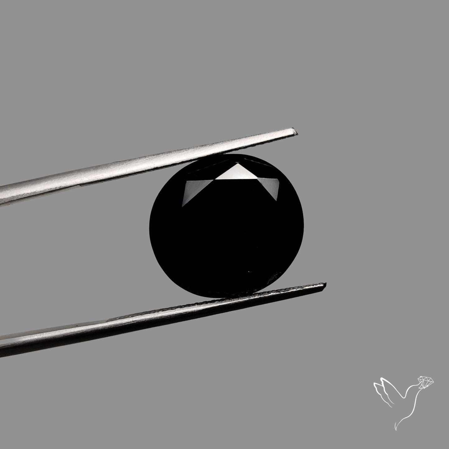 Faceted Large Black Spinel