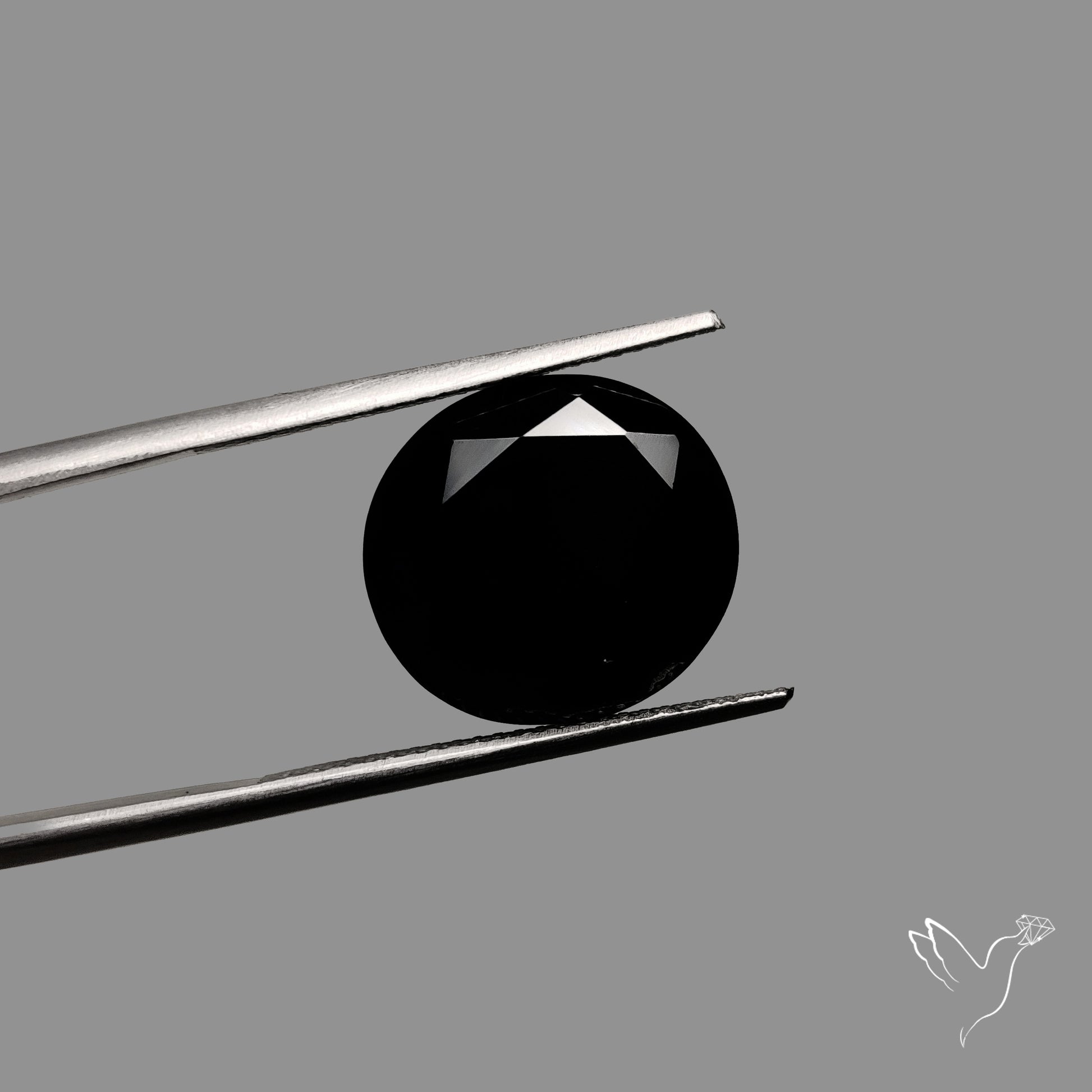 Faceted Large Black Spinel