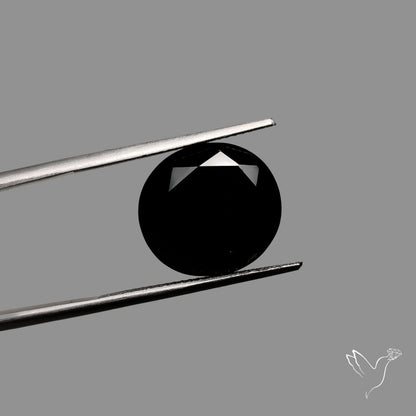 Faceted Large Black Spinel