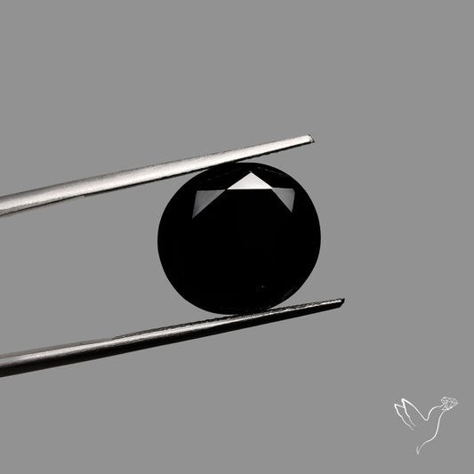 Faceted Large Black Spinel