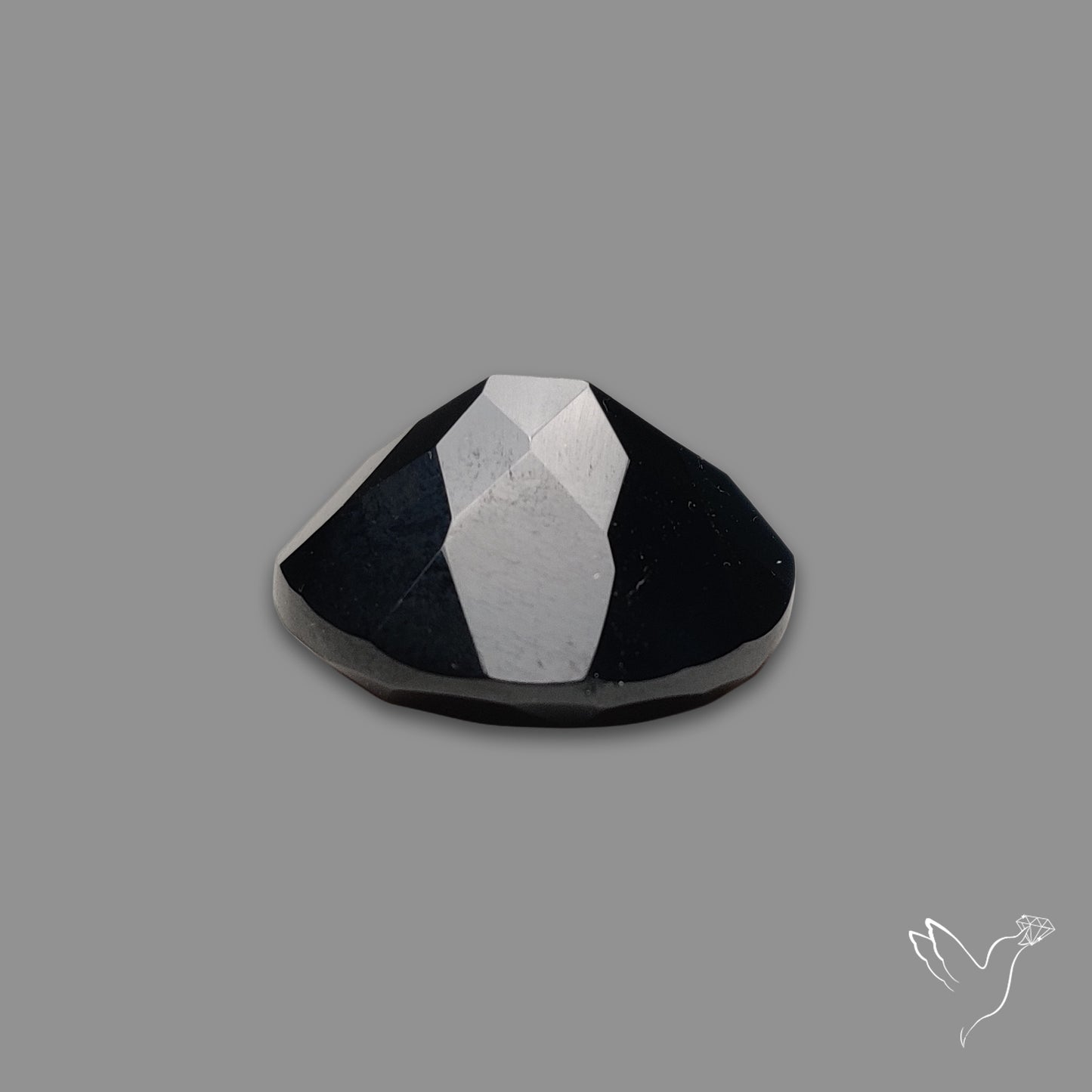 Faceted Large Black Spinel