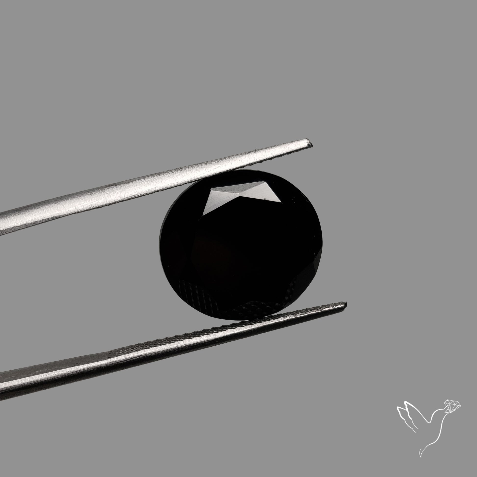 Faceted Large Black Spinel