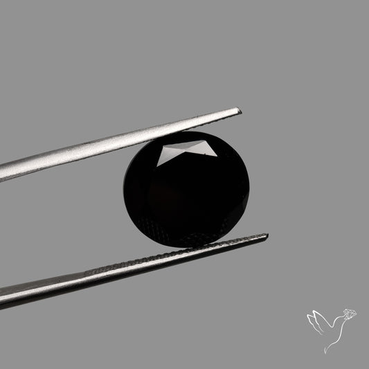 Faceted Large Black Spinel