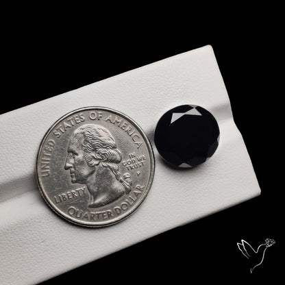 Faceted Large Black Spinel