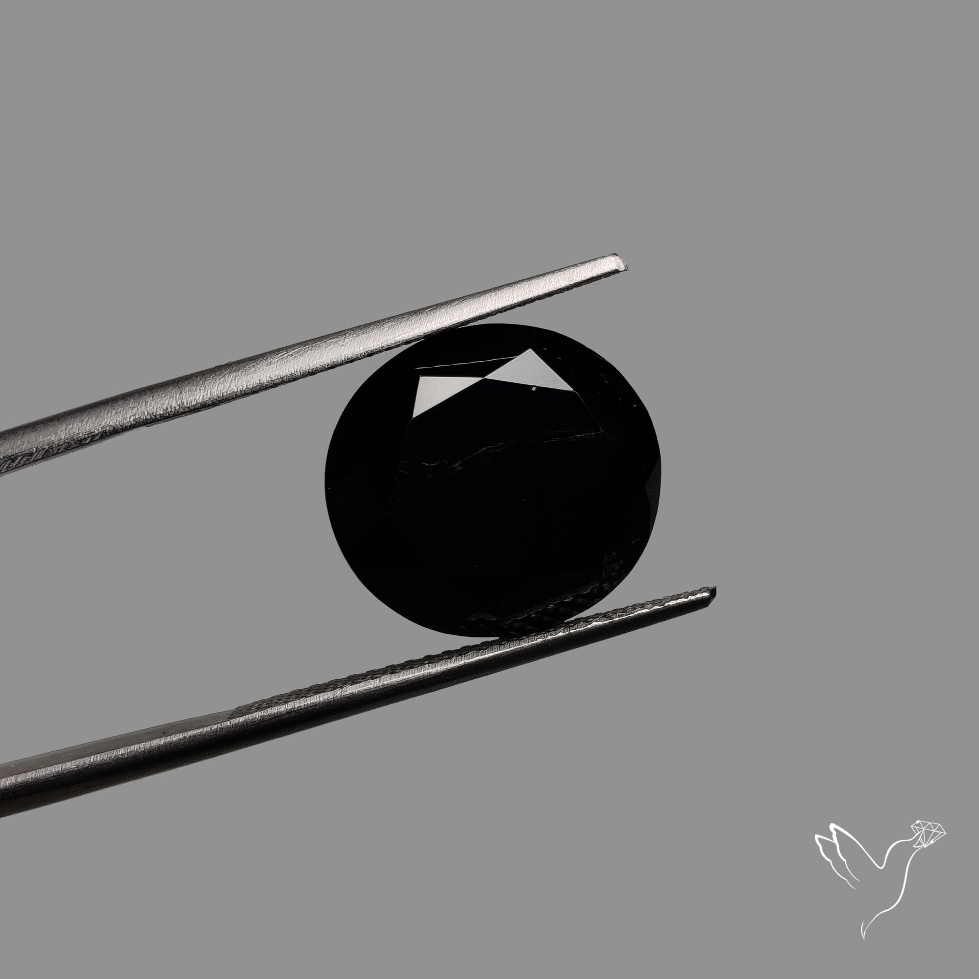 Faceted Large Black Spinel