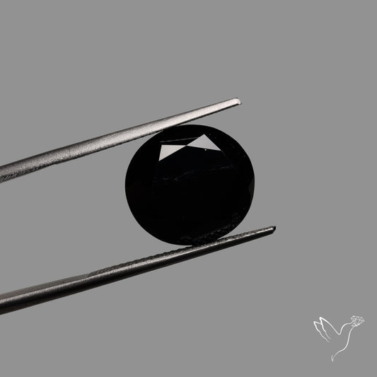 Faceted Large Black Spinel