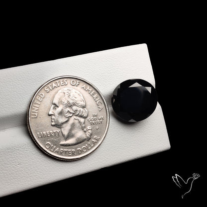 Faceted Large Black Spinel