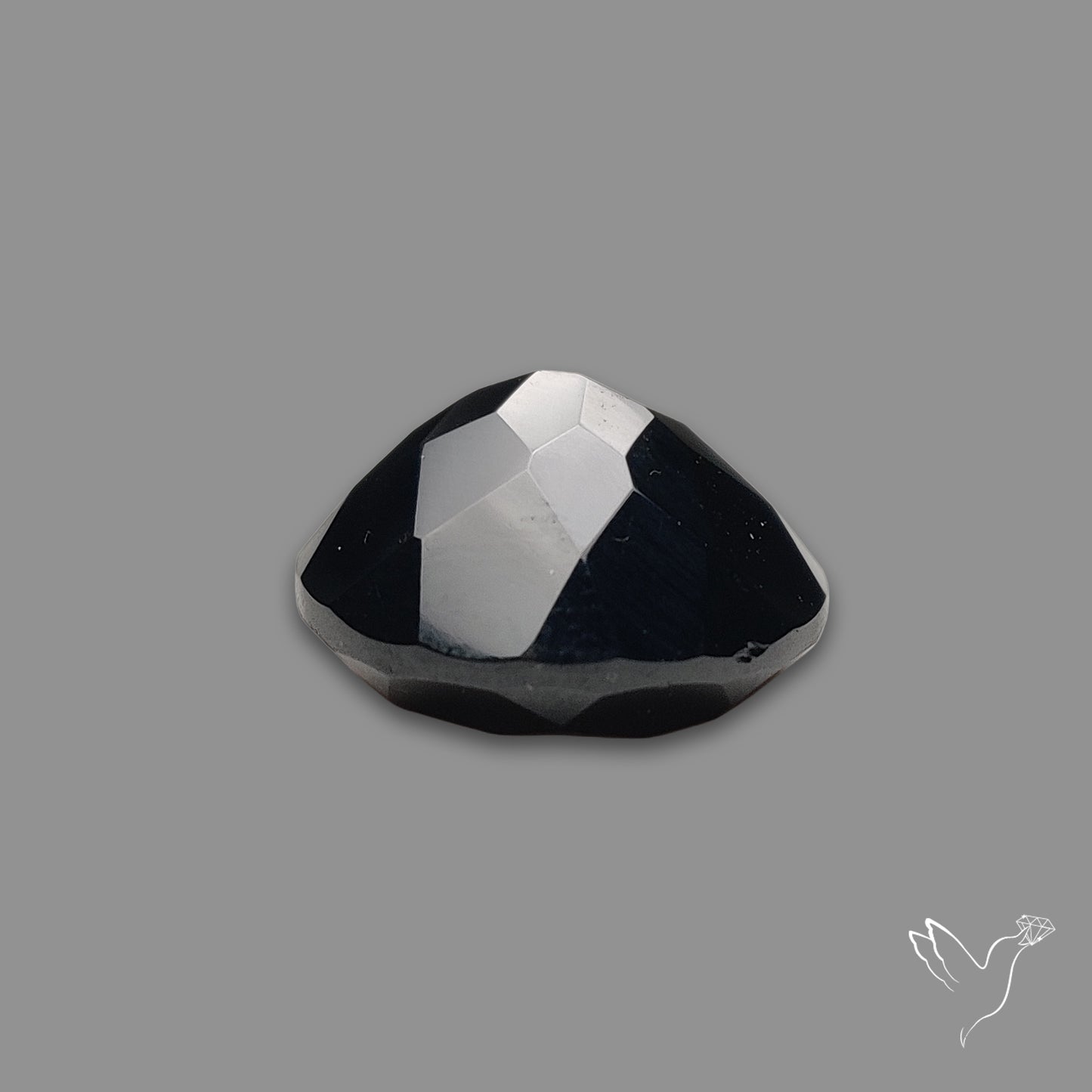 Faceted Large Black Spinel