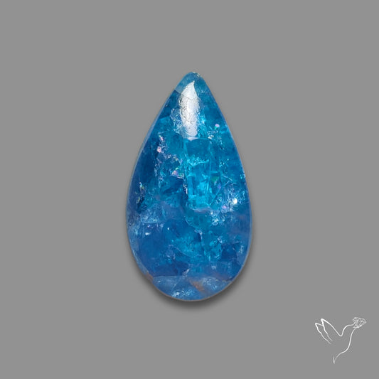 Neon Apatite Cabochon