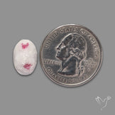 Raw Face Pink Spinel In Quartz