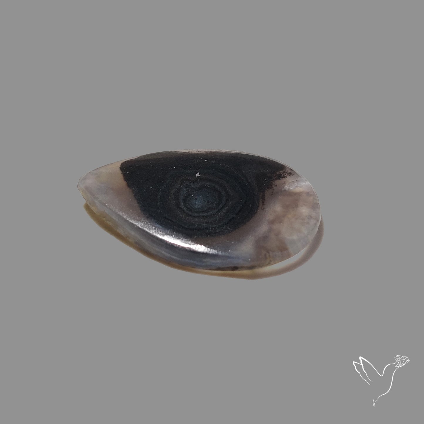 Psilomelane in Quartz