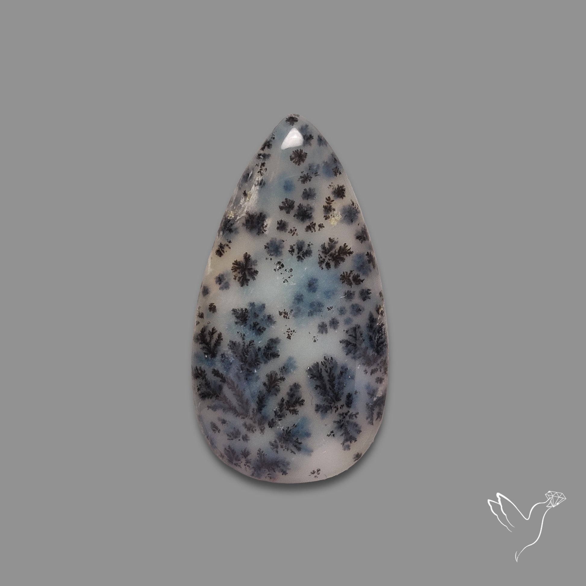 Russian Dendritic Agate Cabochon
