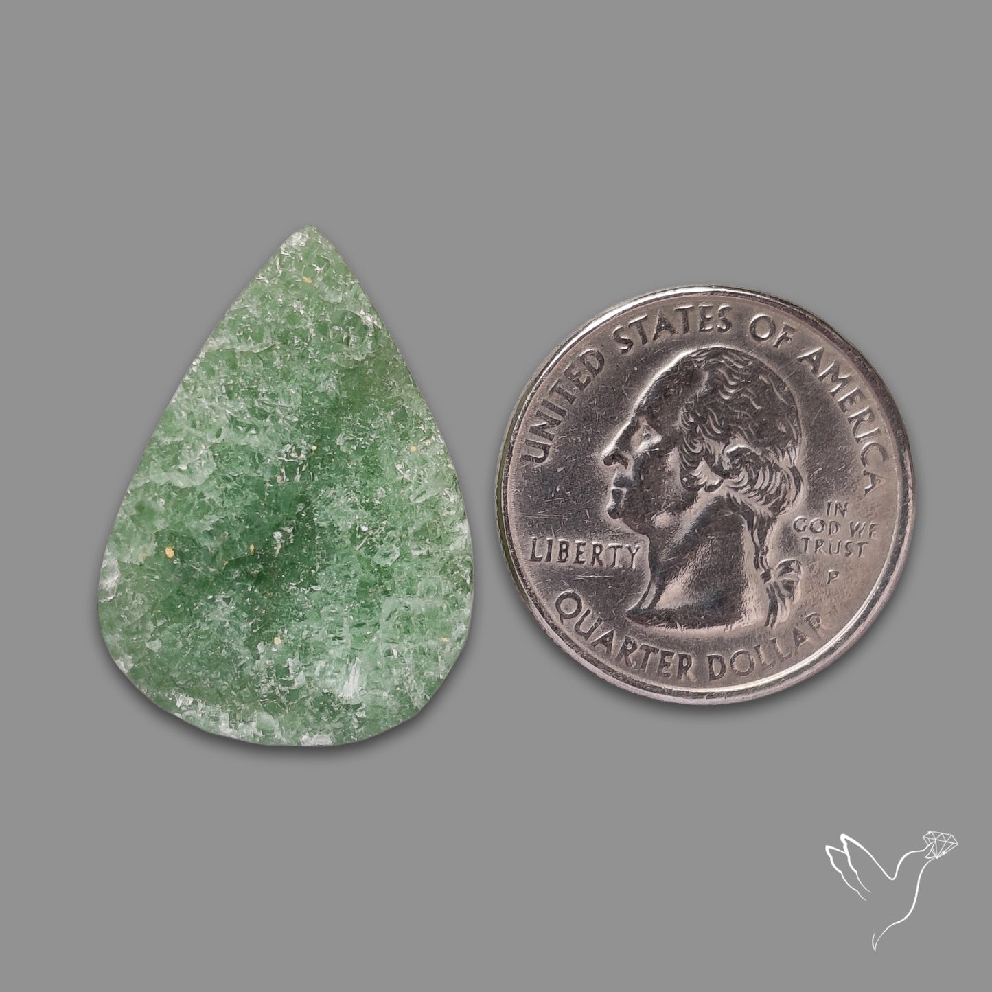 Green Fluorite Druzy
