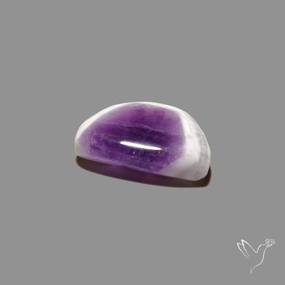 Chevron Amethyst Cabochon