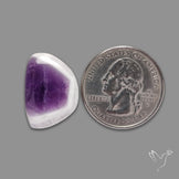Chevron Amethyst Cabochon