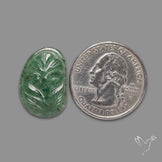 Green Tanzurine Mughal Carving