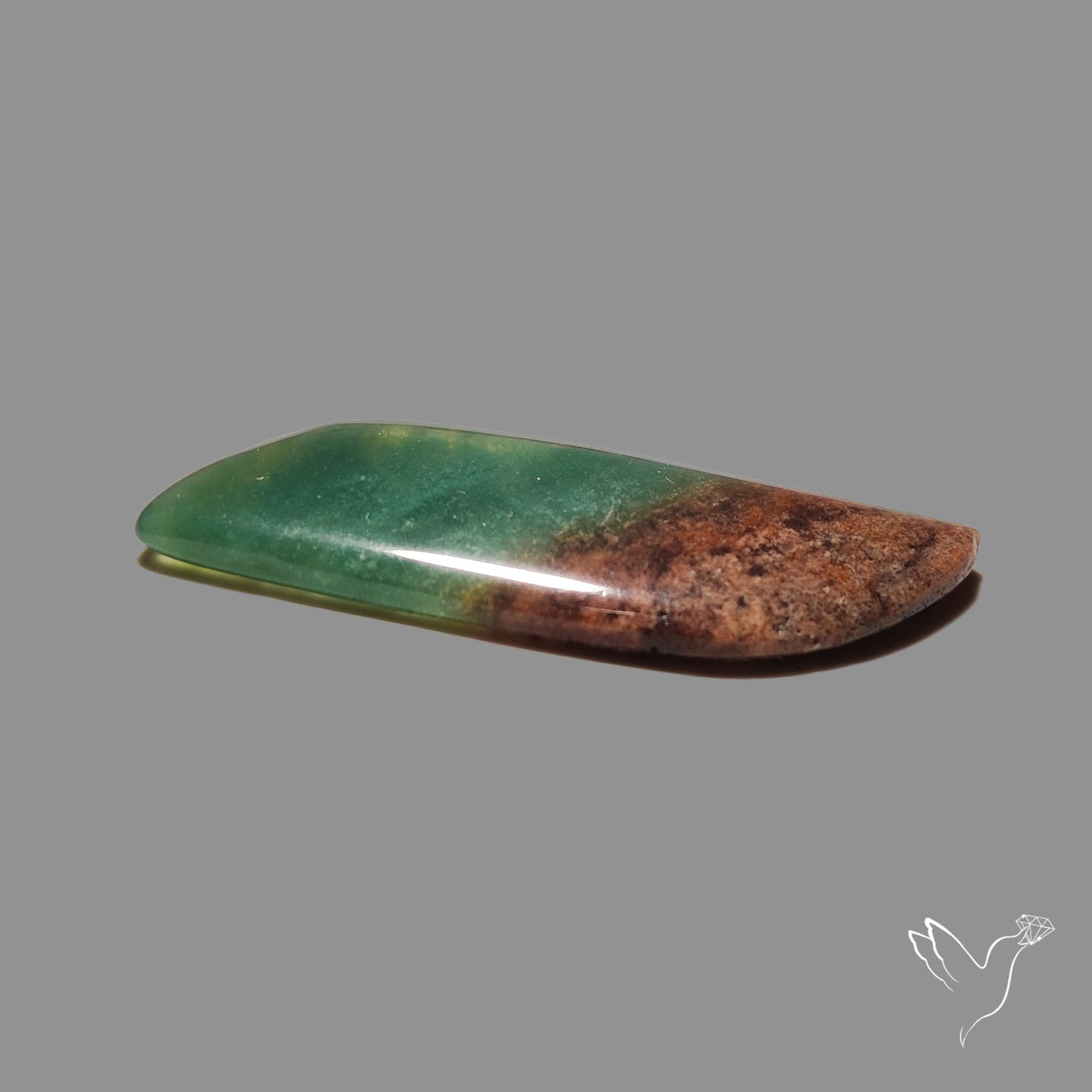 Boulder Chrysoprase Cabochon