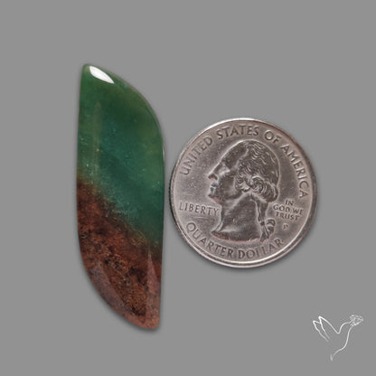 Boulder Chrysoprase Cabochon
