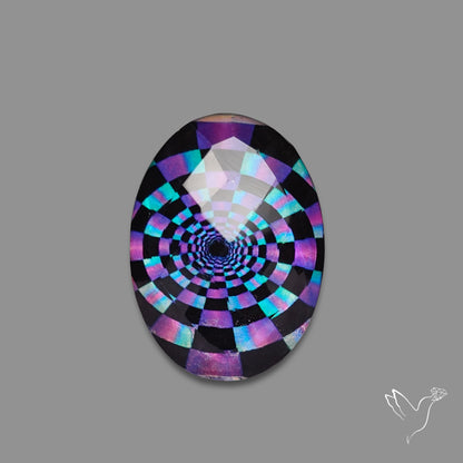 Picture Inlay in Quartz Doublet