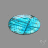 Rose Cut Deep Sky Blue Labradorite