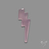 Lavender Chalcedony Lightning Bolt Carving