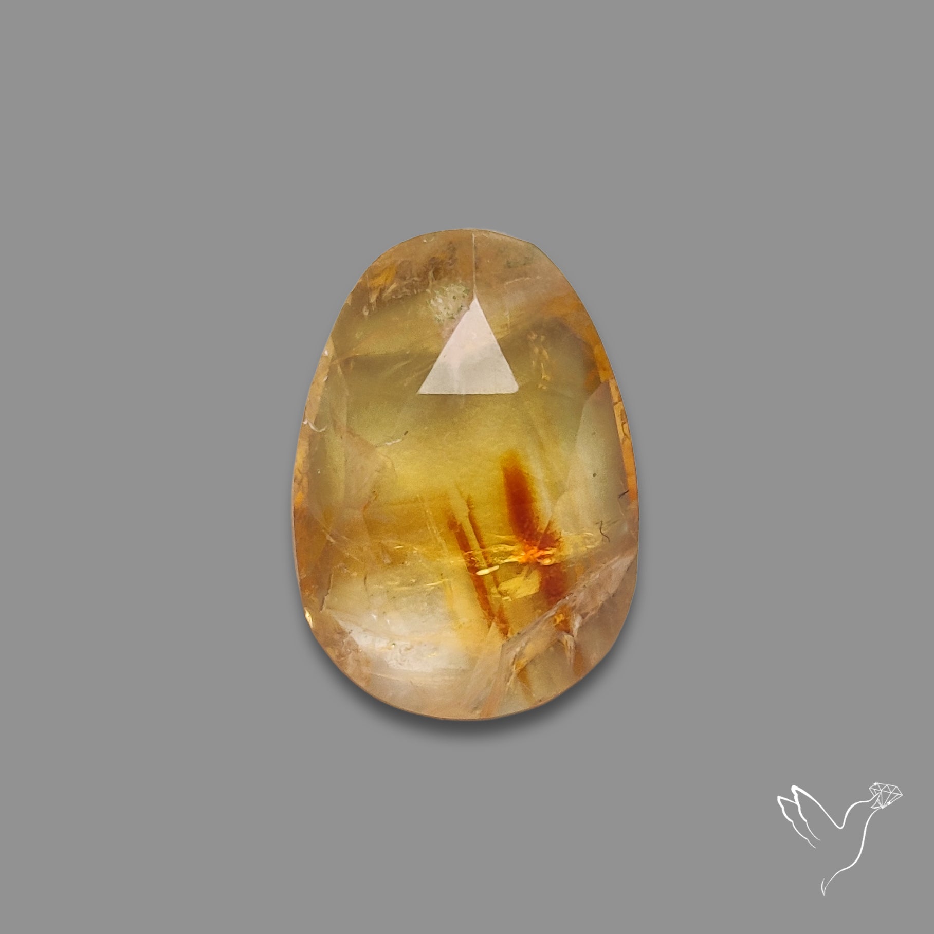 Rose Cut Trapiche Citrine
