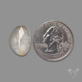 Rose Cut Golden Rutilated Quartz
