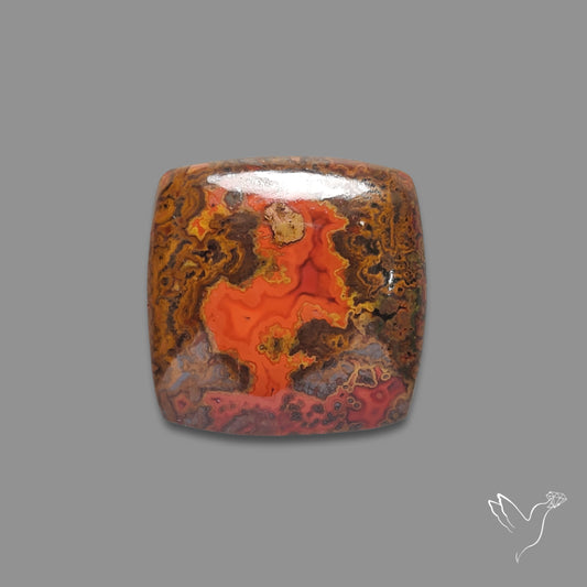 Moroccan Seam Agate Cabochon