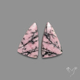 Pink Rhodonites Pair