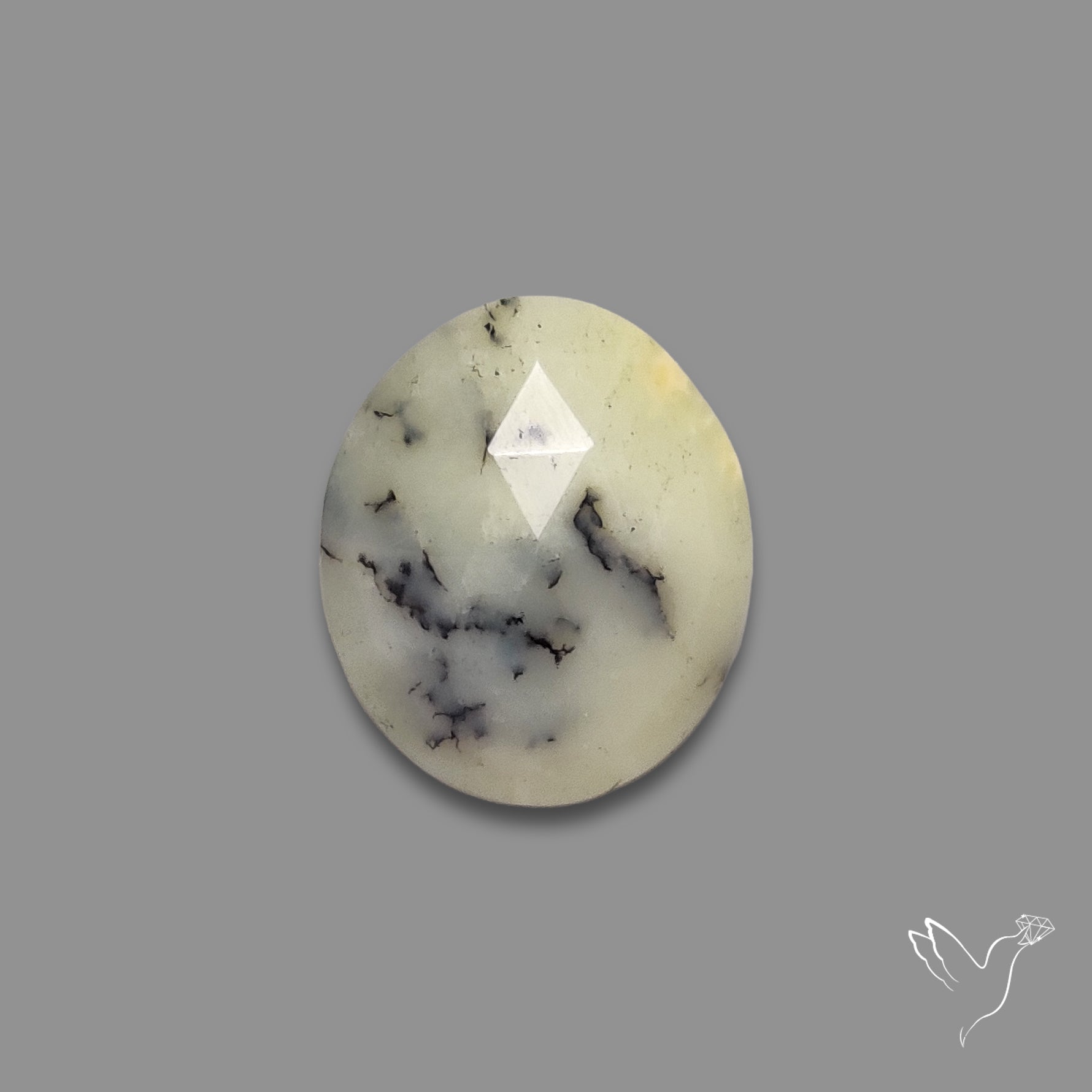 Rose Cut Dendritic Opal