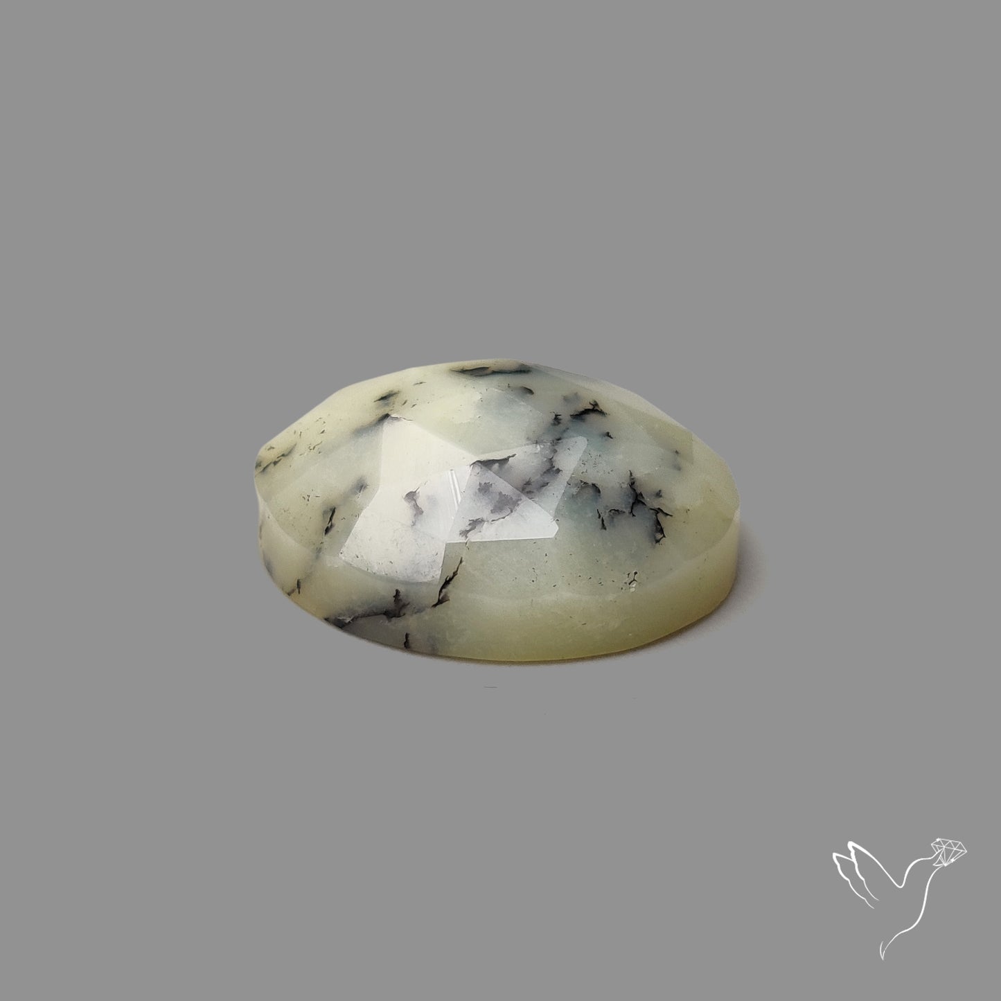 Rose Cut Dendritic Opal