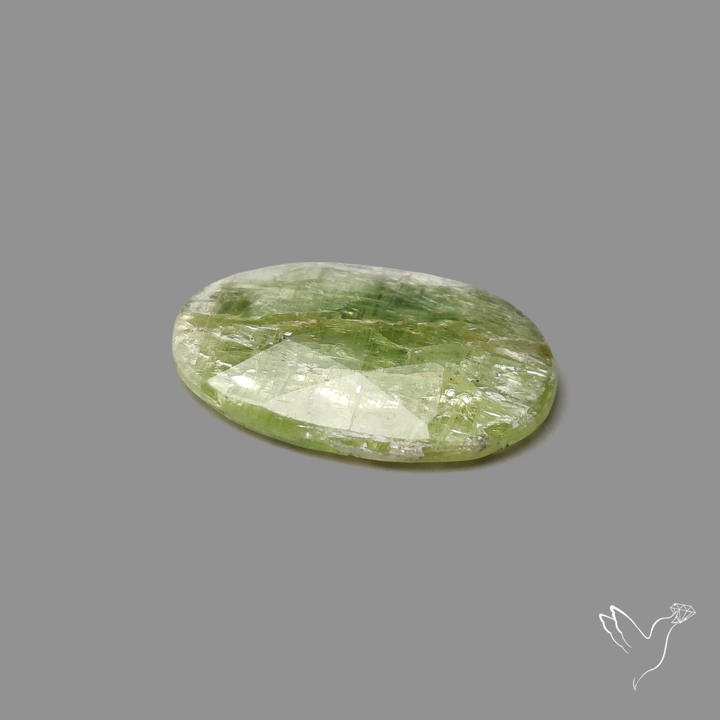 Rose Cut Mint Green Kyanite