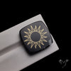 Metalic Inlay Black Onyx Doublet