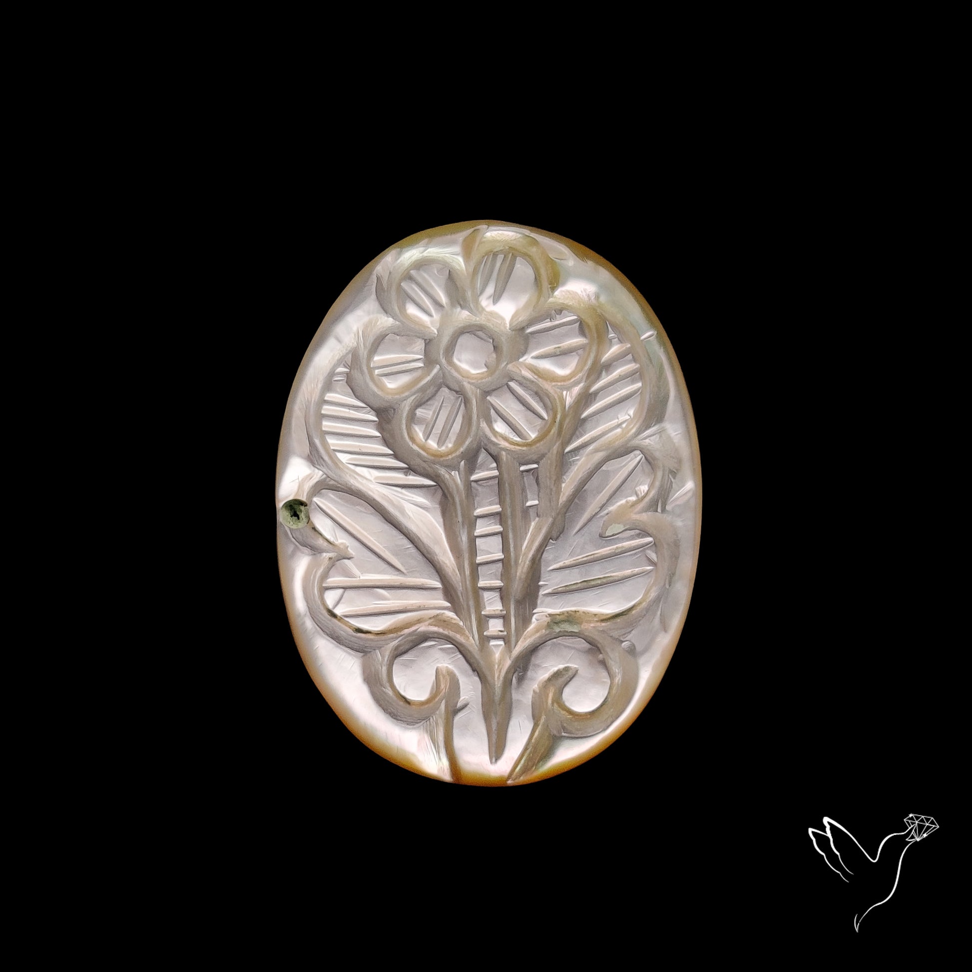Mother Of Pearl Mughal Carving