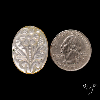 Mother Of Pearl Mughal Carving