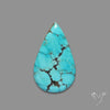 Rare Large Number 8 Mines Turquoise Cabochon