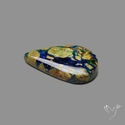 Morenci Azurite Malachite with Cuprite Cabochon