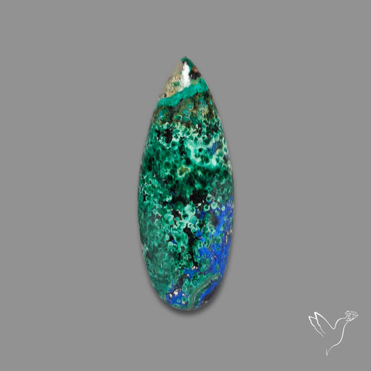 Morenci Azurite Malachite Cabochon