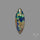 Morenci Azurite Malachite with Cuprite Cabochon
