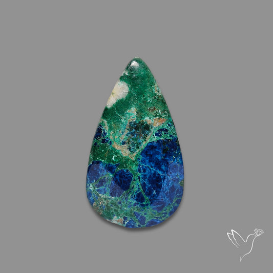 Congo Azurite Malachite Cabochon