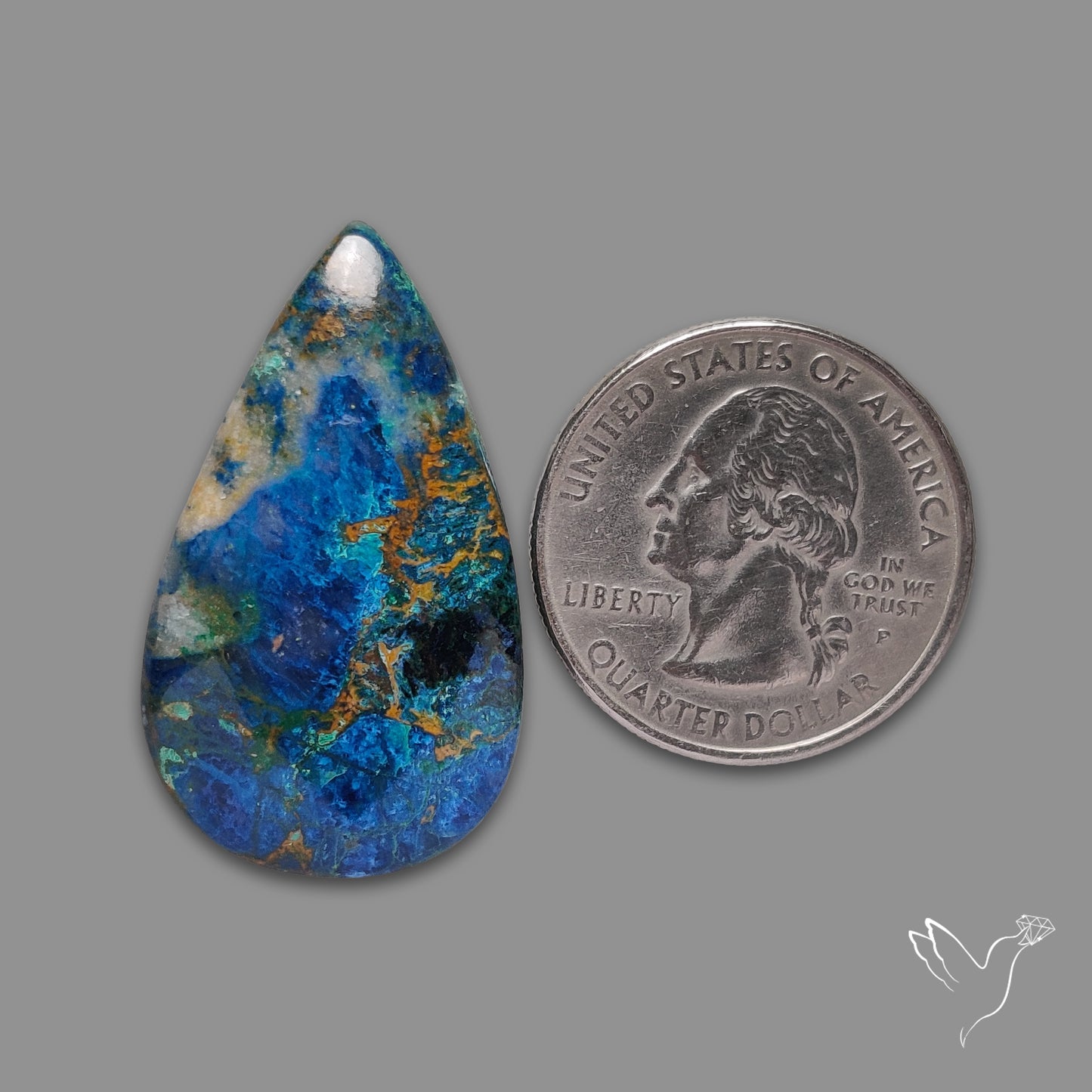 Azurite Cabochon Deep Blue
