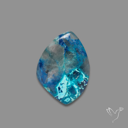Quantum Quattro Gem Silica Shattuckite Cabochon
