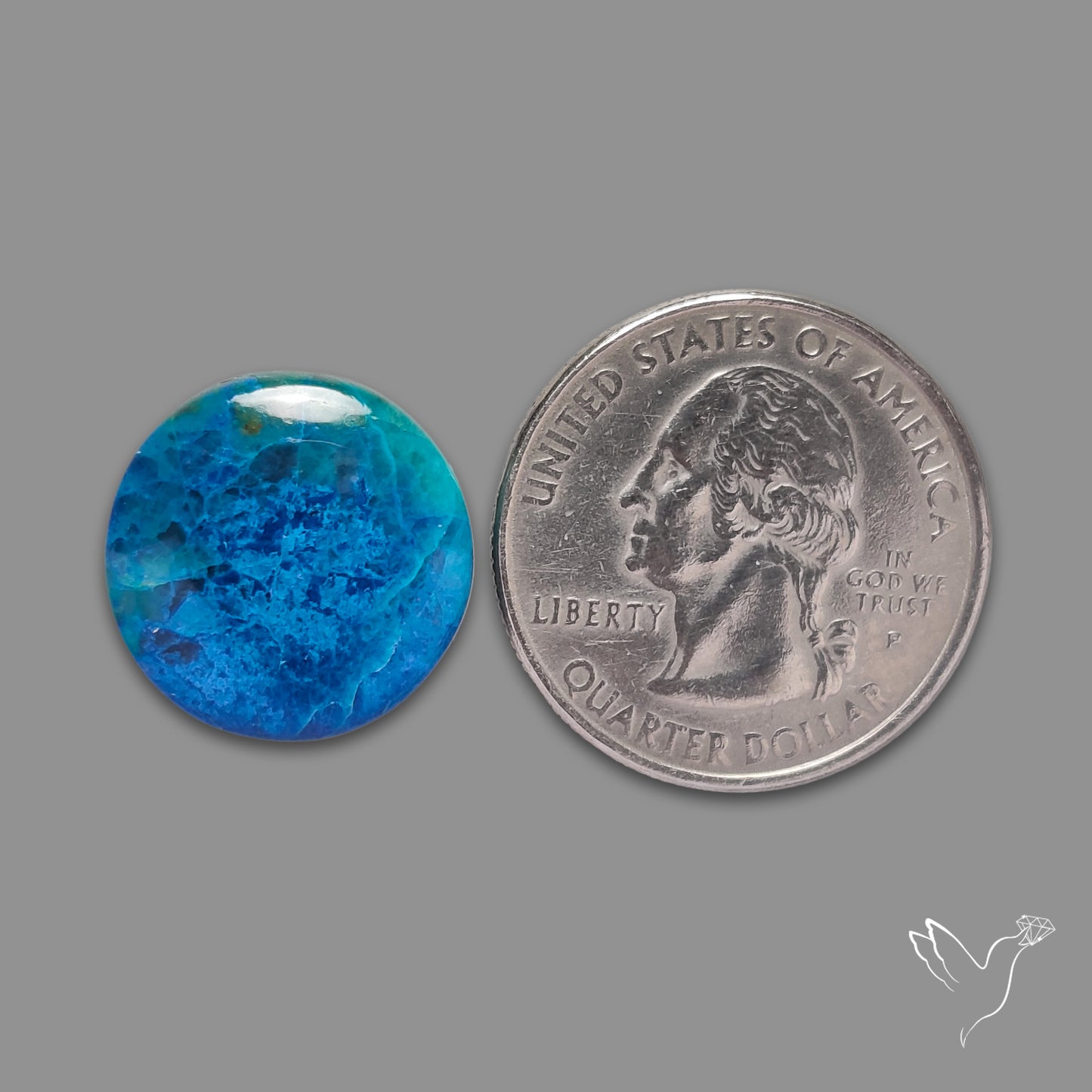 Azurite Cabochon Deep Blue