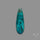Shattuckite with Quartz Cabochon