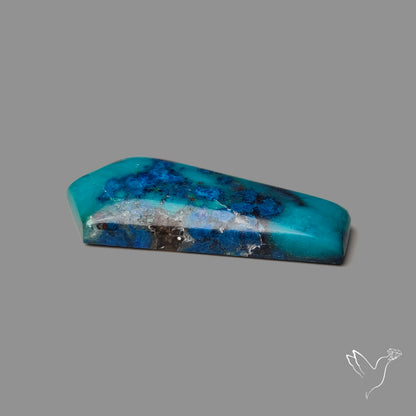 Shattuckite with Azurite Cabochon