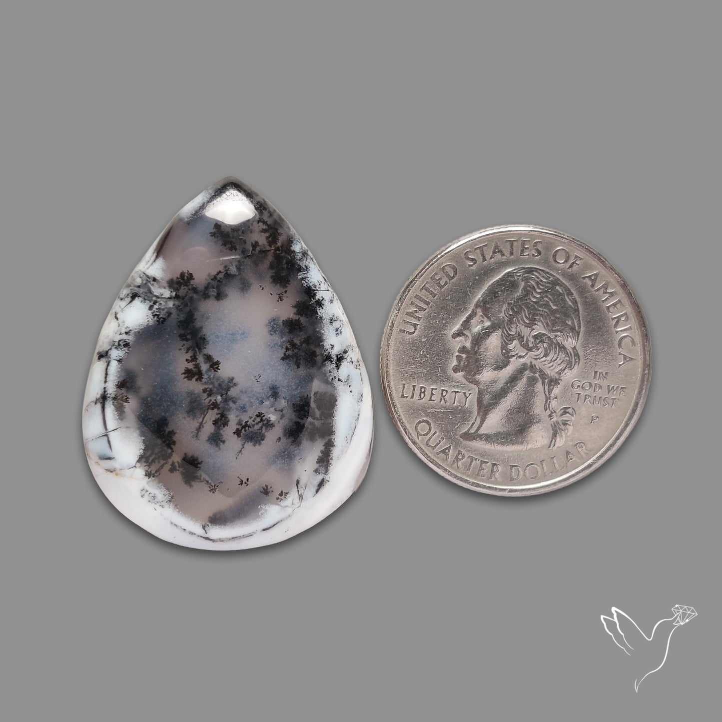 Dendritic Agate Cabochon