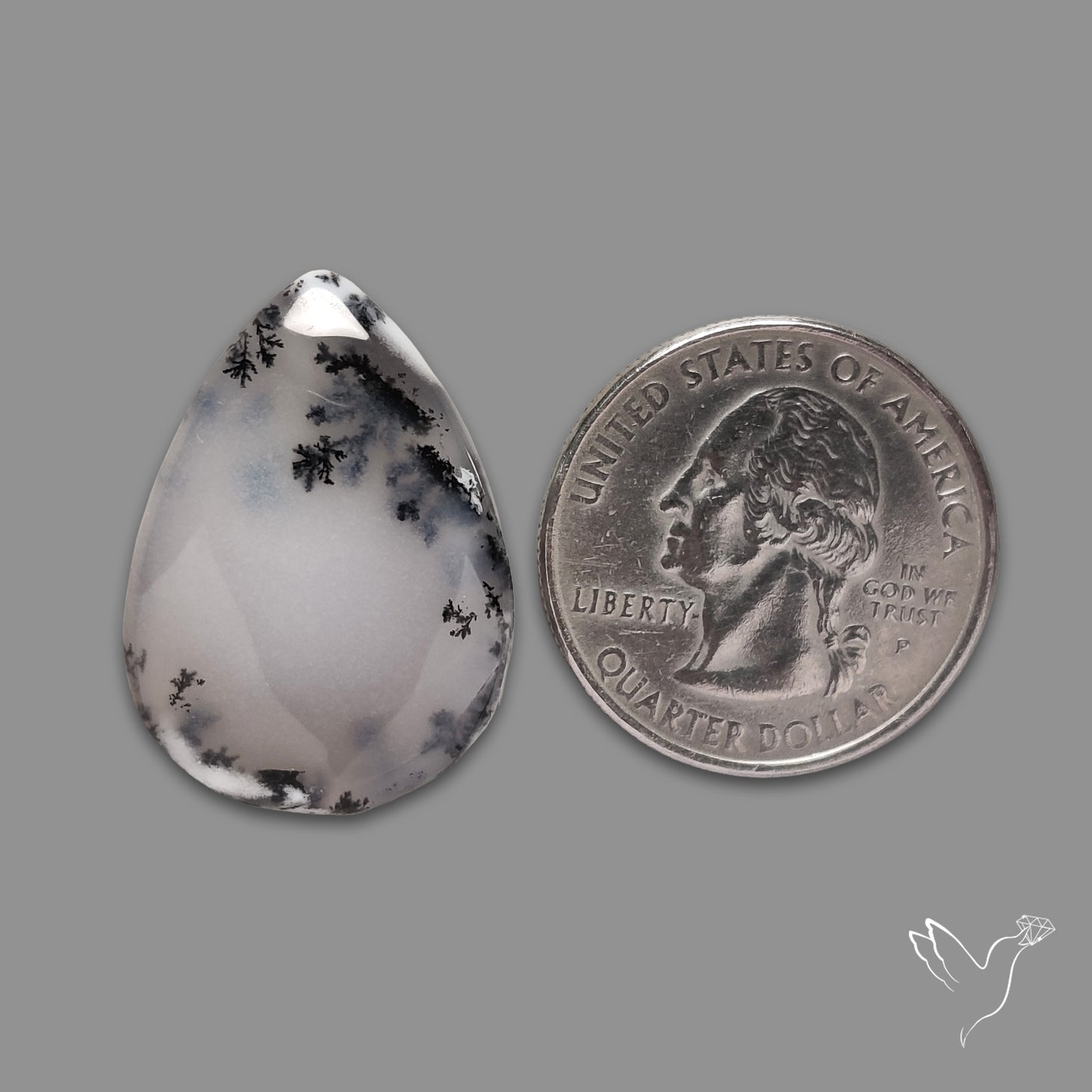 Dendritic Agate Cabochon